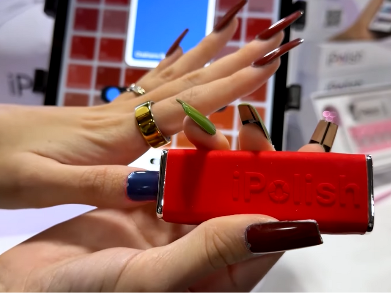 Smart nails that change color: Is this the end of nail salons?